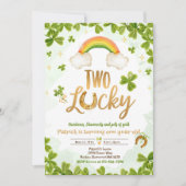 Twee Lucky Birthday St Patrick's 2e verjaardag Par Kaart (Voorkant)