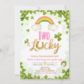 Twee Lucky Birthday St Patrick's 2e verjaardag Par Kaart (Voorkant)