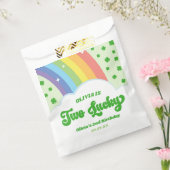 Twee Lucky Charm Rainbow 2e verjaardagsfeestje Bedankzakje (Gezegeld)