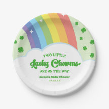 Twee Lucky Charms Rainbow Twins Baby shower
