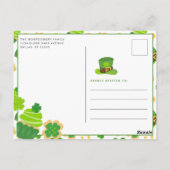 Twee Lucky Shamrocks 2e verjaardag St. Patrick's D Briefkaart (Achterkant)