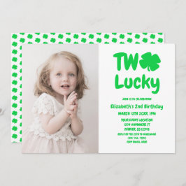 Twee Lucky St Patrick's Day 2e verjaardag Kaart