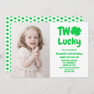 Twee Lucky St Patrick's Day 2e verjaardag Kaart