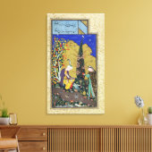 Twee luiken in een bloeiende boomgaard canvas afdruk (Insitu (Woonkamer))