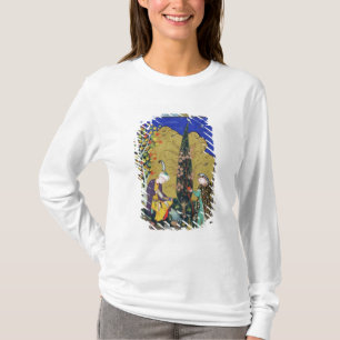 Twee luiken in een bloeiende boomgaard t-shirt