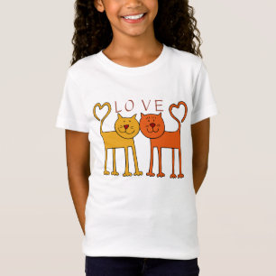 Twee luiken met hart T-shirt