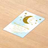 Twee maanden De maan 2e verjaardag Acryl Uitnodigingen (Laagn)