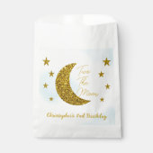 Twee maanden De maan 2e verjaardag Bedankzakje (Voorkant)