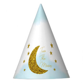 Twee maanden De maan 2e verjaardag Feesthoedjes