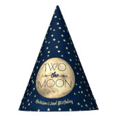 Twee maanden De maan 2e verjaardag Feesthoedjes (Voorkant)