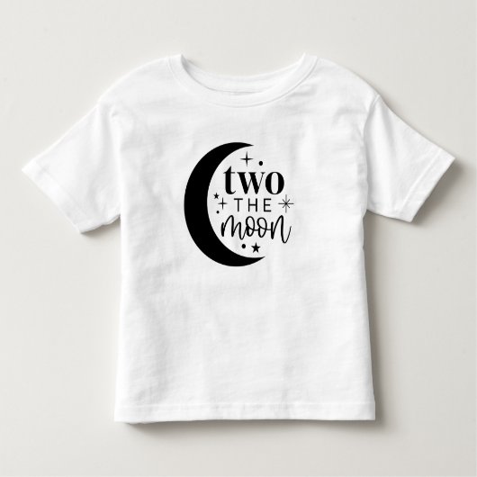 Twee maanden De maan 2e verjaardag Kinder Shirts (Voorkant)