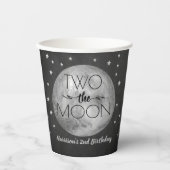 Twee maanden De maan 2e verjaardag Papieren Bekers (Voorkant)