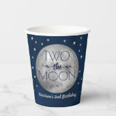 Twee maanden De maan 2e verjaardag Papieren Bekers (Voorkant)