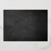 Twee maanden foto Echte maan 2e verjaardag Folie Uitnodiging (Achterkant)