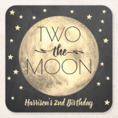 Twee maanden na de geboorte kartonnen onderzetters (Voorkant)