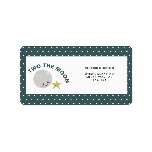 Twee maanden na de tweede verjaardag van de Maan K Etiket (Voorkant)