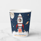 Twee maanden na de tweede verjaardag van de Moon R Papieren Bekers (Voorkant)