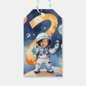 Twee maanden op de tweede verjaardag van de maan cadeaulabel (Achterkant)