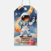 Twee maanden op de tweede verjaardag van de maan cadeaulabel (Voorkant)