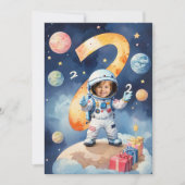 Twee maanden op de tweede verjaardag van de maan kaart (Voorkant)