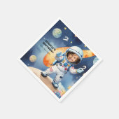 Twee maanden op de tweede verjaardag van de maan servet (Hoek)