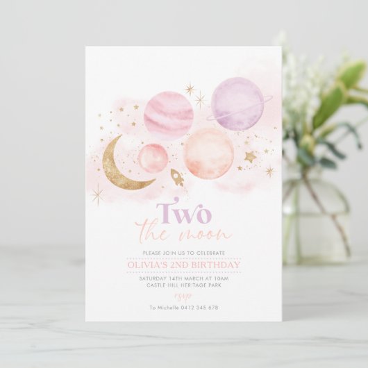 Twee maanden 's ochtends kaart (Staand voorkant)