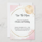 Twee maanden uitnodiging voor de tweede verjaardag (Voorkant)