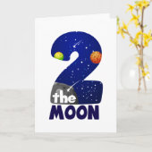 TWEE MAANDEN VAN DE MOON 2de verjaardag van de vri Kaart (Gele Bloem)