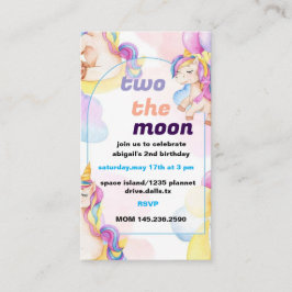 Twee Maanverjaardagen Uitnodigen Informatiekaartje
