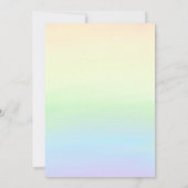 Twee Maanverjaardagen Uitnodigen Kaart (Achterkant)