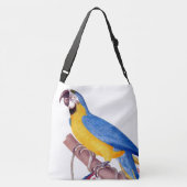 Twee Macaw Parrot Vogels Wilde Levensdieren Canvas Crossbody Tas (Achterkant)