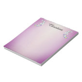 Twee magische kleurrijk versierde halve manen notitieblok (Linkerzijde)