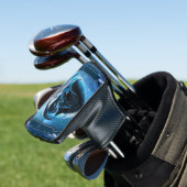 Twee majestueuze wolfskoppen golfheadcover (Insitu)