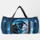 Twee majestueuze wolfskoppen plunjezak (Voorkant)