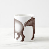 Twee Maleisische of Aziatische tapirs koffie Mok (Center)