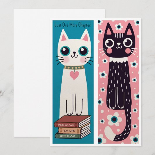 Twee Malle Kattenbladwijzer Sjabloon (Voorkant / Achterkant)