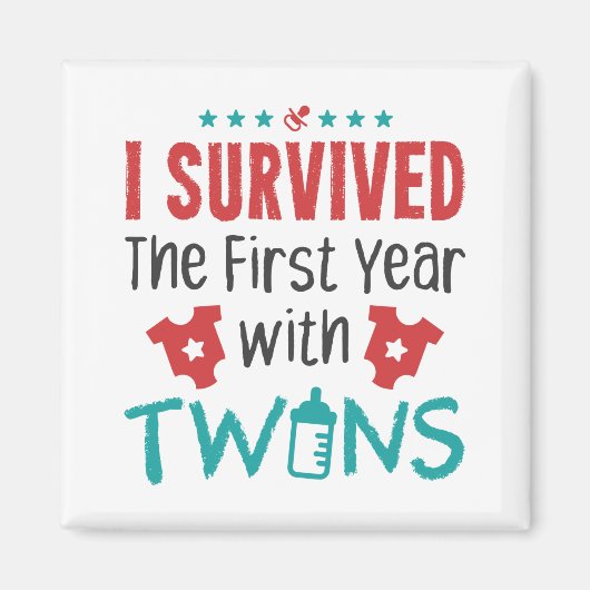 Twee mam die ik het eerste jaar overleefde met twe magneet (Voorkant)