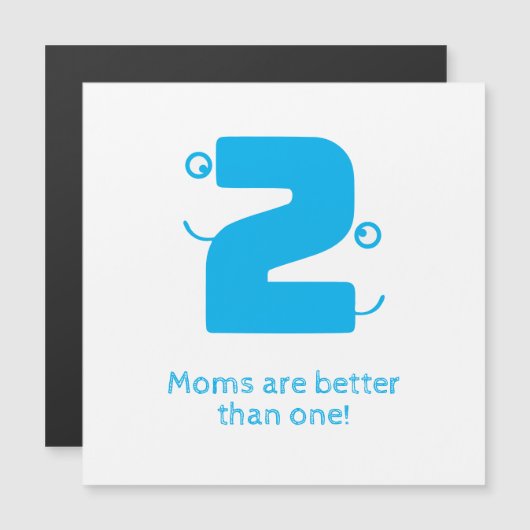 Twee mama's (Voorkant / Achterkant)