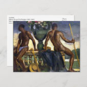 Twee Man door Ranken Briefkaart (Voorkant / Achterkant)