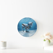 Twee Manatees die zwemmen Ronde Klok (Huis)