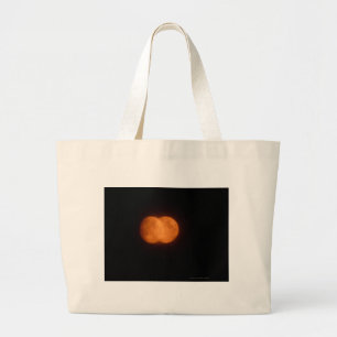 Twee manen grote boodschappentas tote bag