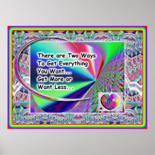 Twee manieren poster