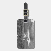 Twee Mannen Bagagelabel (Voorkant verticaal)