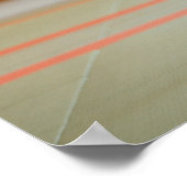 Twee Mannen die in een Gelijke Gelijke Strijd conc Poster (Hoek)