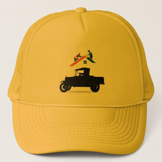 Twee Mannen en een "T" Trucker Pet (Voorkant)