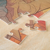 Twee Mannen in Ardent Gay Love Legpuzzel (Zijkant)