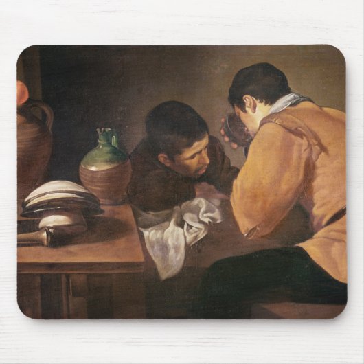 Twee Mannen in tabel c.1620-21 Muismat (Voorkant)