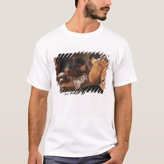 Twee Mannen in tabel c.1620-21 T-shirt (Voorkant)