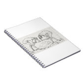 Twee Mannen komen samen, elk die de andere veronde Notitieboek (Rechterzijde)