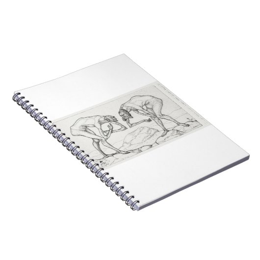 Twee Mannen komen samen, elk die de andere veronde Notitieboek (Rechterzijde)